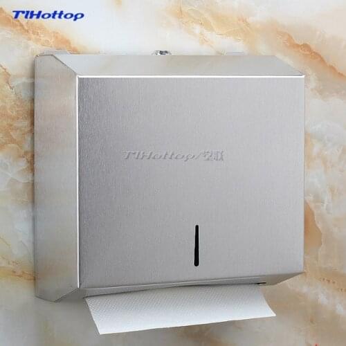 286*100*265mm Stainless Steel Manual Holder Dispenser Paper Towel Rack Mirror Cup Toilet Box FLOWER Gold