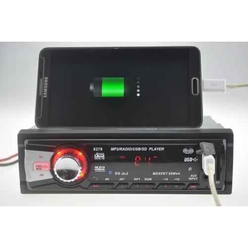 New 12V Bluetooth Car radio Stereo FM Radios MP3 Audio Player 5V Charger USB/SD/AUX in Car Electronics bluetooth In-Dash 1 DIN