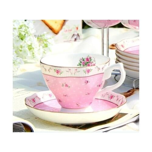 Albert bone china coffee cup set fashion coffee cup and saucer ceramic d'Angleterre black tea cup kahve fincan takimlari