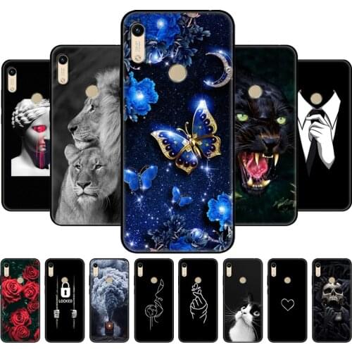 For Honor 8A Case For huawei Honor 8A prime Case Silicon TPU back Cover Phone Case On Huawei Honor 8A JAT-LX1 8 A black tpu case