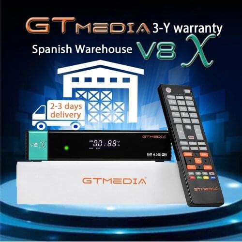 Gtmedia V8X Satelite Decoder DVB-S2 Updated Gtmedia V8 Nova h.265 1080P Built in wifi GTmedia V7 s2x Super no app free shipping