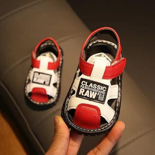 Fashion Baby Flat Gladiator Sandals Summer Boys Kids Baby Speaking Walking Shoes летние детские сандалии