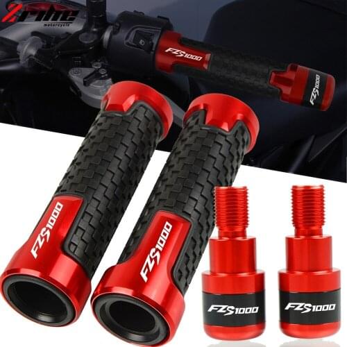 Motorcycle CNC Handlebar Grip Balanced Handle Bar Ends Grips Cap Plug For YAMAHA FZS1000 FAZER FZS-1000 2001-2005 2004 2003 2002