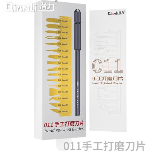 Qianli 011 Multifunctioal CPU IC Glue Remover Knife Thin blade set motherboard BGA chip glue Cleaning Scraping Pry Knife