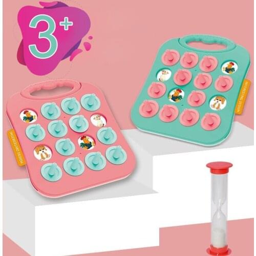 Memory Chess Animal Number Cognitive Toy Memory Training Toys Games For Children Baby Early Education Montessori Toys