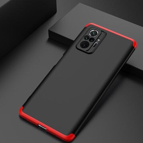 360 Degree Hard Matte Shockproof Case For Xiaomi Redmi Note 10 Pro Max 10T Note10 11 Lite 4G 5G K40 Poco F3 M3 X3 NFC 11X 11i 9A