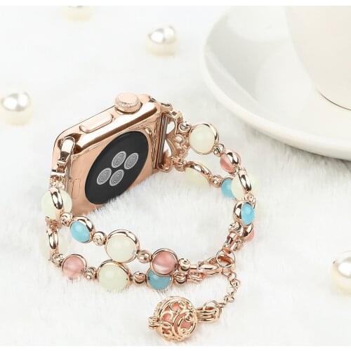 Night light watch strap For Apple watch series 4 5 44mm 40mm bracelet Luminescence Band for iWatch series 1/2/3 38mm 42mm Women