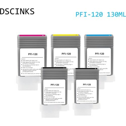 RU free shipping For Canon PFI120 compatible Ink Cartridge with pigment ink for Canon TM200 TM205 TM300 TM305 200 205 300 305