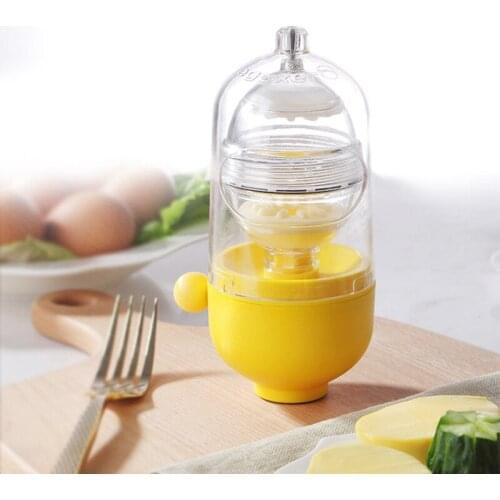 Throw Egg Scrambler Golden Egg Shaker Mixer Scramble Eggs Whisk Inside The Shell Manual Kitchen Cooking Tool Eggs Mold MakerCook