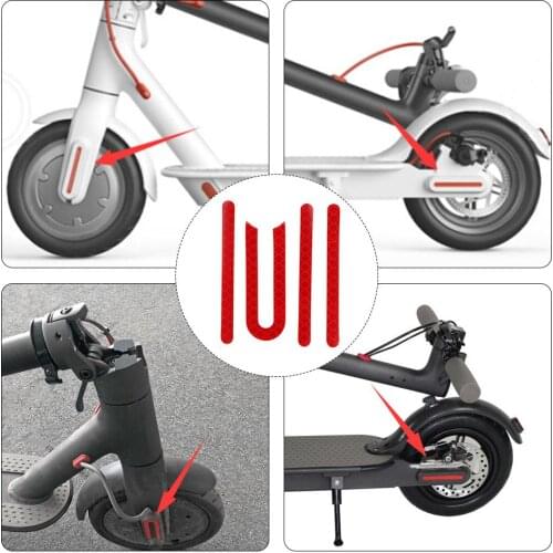 1pc Electric Scooter Reflective Sticker For Xiaomi Mijia M365 Pro Reflector For Safety Night Riding Cycling Scooter Parts 2020