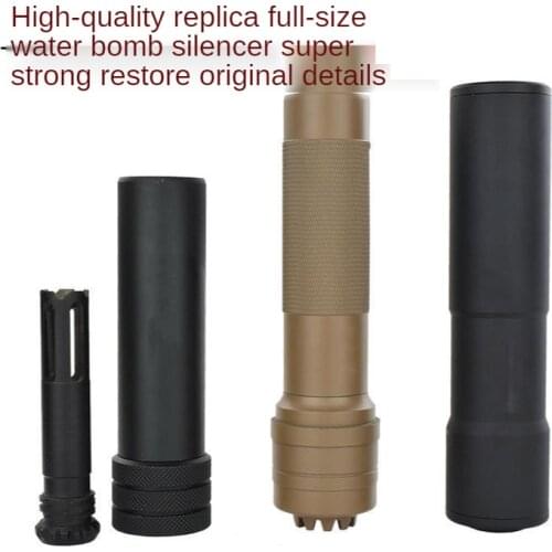 Tactical AK47 Reverse Tooth Metal Silencer PBS-1 MST74u RenxiangAK47 74MCP105 Accessories MD73J8J9J10J11 Generation Toy Accessor