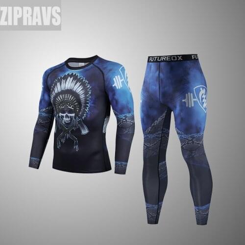 ZIPRAVS new mens high-quality 3D printed cycling jersey + breathable and quick-drying mountain biking tights two-piece suit2021