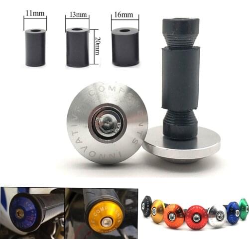 1 Pair Universal Motorcycle Handlebar Cap Handle Bar Ends Racing handlebar For Yamaha YBR 125 YZF R15 XT660 TMAX 500 530 XP530