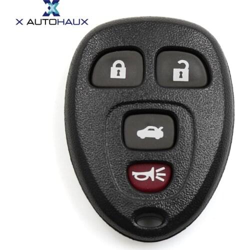 X AUTOHAUX Wholesale New Key Fob Remote Case Shell Replacement 15252034 KOBGT04A for Chevrolet Malibu 2004 TO 2012