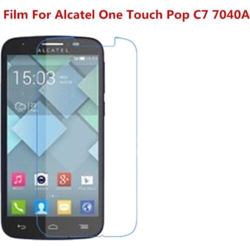1/2/5/10 Pcs Ultra Thin Clear HD LCD Screen Protector Film With Cleaning Cloth Film For Alcatel OneTouch Pop C7 7040A