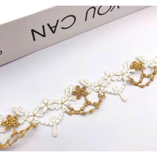 1yard/lot Width:2.9cm Exquisite Hollowed-out Embroidered Flowers Clothing Sewing Accessories (ss-2071)