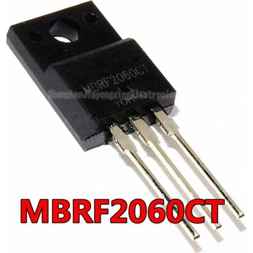 10PCS/LOT MBRF2060CT TO220F MBR2060 MBRF2060 20A 60V TO-220F New original spot hot sale