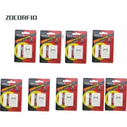 10pcs MC06-1 high-decibel door sensor alarm burglar alarm doors and windows burglar alarm home burglar supplies