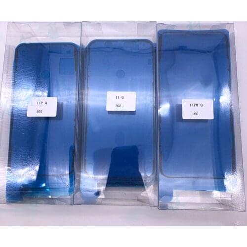 100Pcs/lot Waterproof Pre-Cut Adhesive Sticker for iPhone 6s 7 8 Plus 12 Pro 11 Pro XS MAX XR X