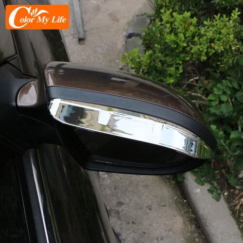 ABS Chrome Car Rearview Mirror Rain Visor for Kia Sportage SL 3 R 2011 - 2015 Sportage3 SportageR 2011- 2015 Sticker Accessories