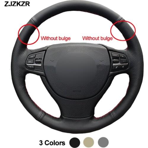 Car Auto Steering-Wheel Cover For BMW F10 F07 (GT) 2009-2016 2017 F11 (Touring) 2010-2017 F01 F02 2008 2009 2010 2011 - 2015