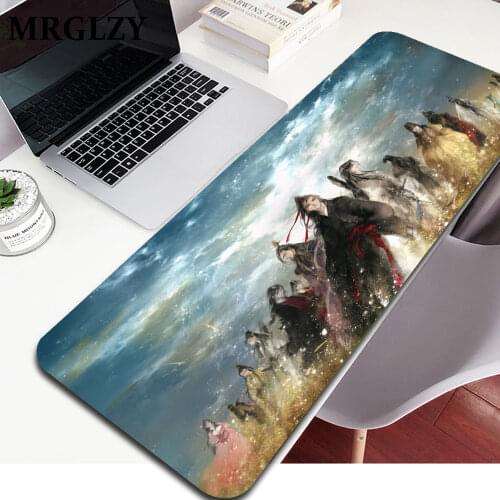 Mo Dao Zu Shi Anime Large Mouse Pads Xxl Carpet Drop Shipping Gamer Keyboard Mouse for Computer Pad 40x80cm Mouse Mat