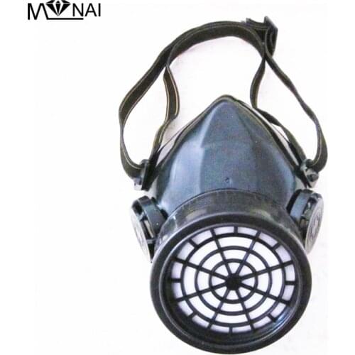 Steampunk Black Respirator 1 Canister 1 Valve Rave Mask Industries Goth Punk Alternative Goggles