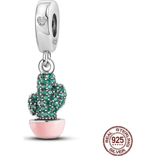 Qikaola Coffee Cup Metal Beads for Women European Charm Bracelet 925 Sterling Silver Enamel Fashion Charms Jewelry CMC1286