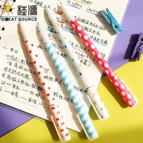 Gel Pen 10 Colors Per Set Gel Pen Black Ink Pen Sweet Case Design ( 10pcs/Set)