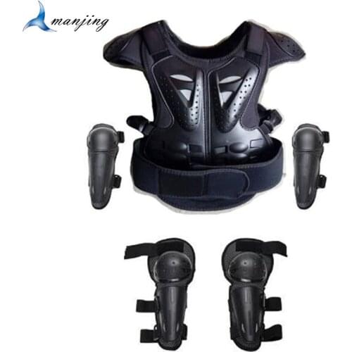 For Height 0.95-1.7M Boys Girls Child Motorcycle Motocross Body Armor Cycling Skating Scooter Ergonomics Design Kids