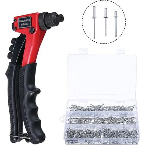 320pcs Blind Rivets In 4 Sizes Set Hand Tool with Rivnut Nutsert Riveting Kit For Household Repair Tools Pro Blind Rivet Tong