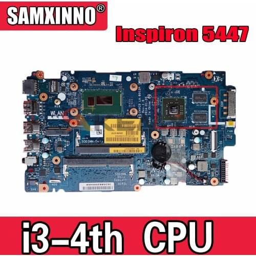 Original Laptop motherboard For DELL Inspiron 5447 5547 I3-4030U Mainboard ZAVC0 LA-B012P CN-006M0K 006M0K CPU DDR3
