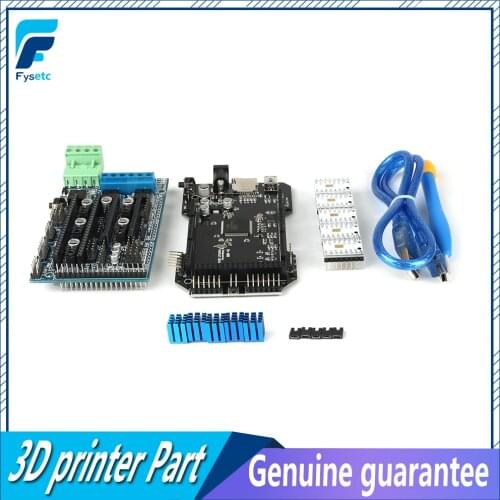 RE-ARM 32Bit Control Board Upgrade Mega 2560 R3+Ramps 1.5 Control Panel + 5pcs TMC2100 v1.3 Stepper Motor Driver 3D Printer Part