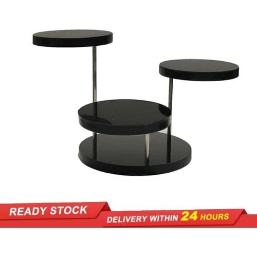 3 round commemorative coin display stands Acrylic ring jewelry display stand Jewelry rotating ring display stand display stand