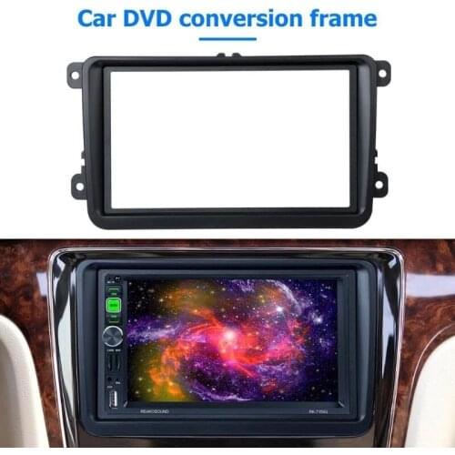 Car 2Din Frame 7Inch DVD MP5 Player Panel Frame Auto Stereo Radio Fascia Panel Interior Trim Kit