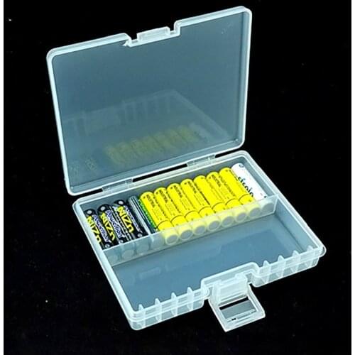 AAA Size Power Battery Storage Case Box Holder Leads With 2 Slots 48pcs AAA Size Power Battery Storage Case Box DIY Organizer