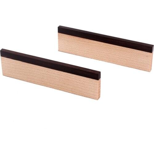 Dobro Resophonic Guitar Spider Bridge Saddle Cut and Slotted Maple and Ebony