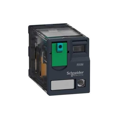 RXM3AB2BD Miniature plug-in relay, 10 A, 3 CO, LED, 24 V DC