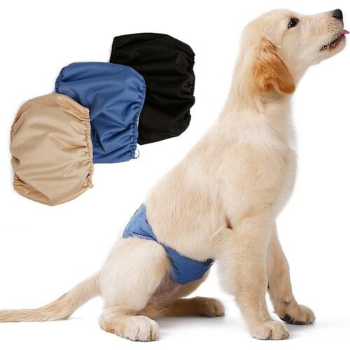 Pets Care Washable Male Dog Diaper Sanitary Physiological Pants Belly Band Wrap Waterproof Pet Diaper Underwear XS-XXL