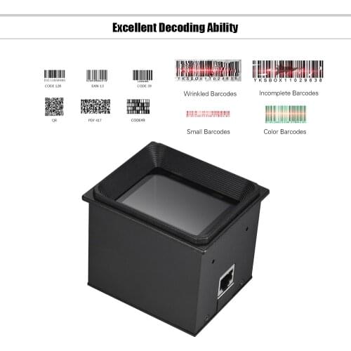 Aibecy 2D/QR/1D Embedded barcode scanner Phones Code Autoscanner Module Bar Code Scanners Scan Engine with USB/RS232 Cable