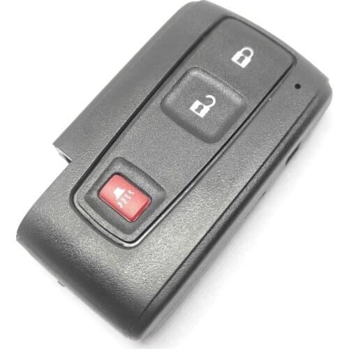 High quality T-oyota 2+1 buttons smart car remote key shell without emergency key blade no logo(1bag=10pcs)