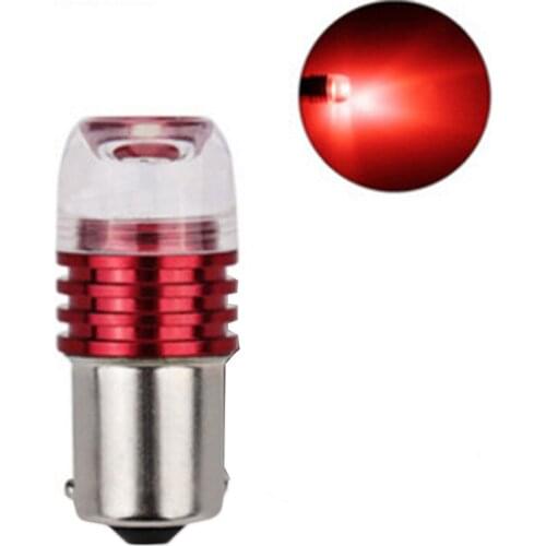 1Pcs Portable Low temperature Low power consumption Long service 1156 LED Bulb for Car Tail Stop Brake Light Red Lamp 12V