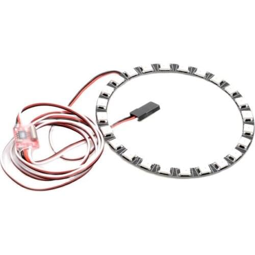 1pc RC EDF Aircraft LED Three-Color Taillight 70mm Highlight Duct Night Light for Afterburner Jet Airplane Model DIY Accessories