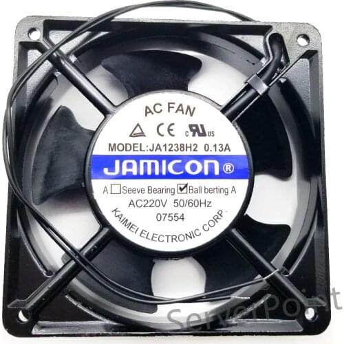 2line bearing cooling fan for JAMICON JA1238H2 12038 AC220V 0.13A NEW