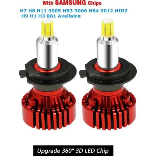 2PCS 2019 Updated LED H7 LED Headlight Bulbs Canbus 14000LM/PAIR 70W H8 HB4 9005 H11 LED fog Light 12V 24V Headlamp Car Lights