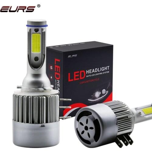 2PCS H15 LED Headlight bulb C6 led 80W 8000LM 6000K super bright Car light LED H15 Auto Headlamp Fog Light Bulbs car Styling