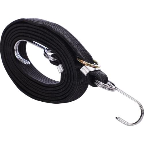 5PCS Bicycle Binding Strap Electric Tie Down Strap With Hook Trunk Luggage Binding Rope Battery Car Elastic Rope Superbly