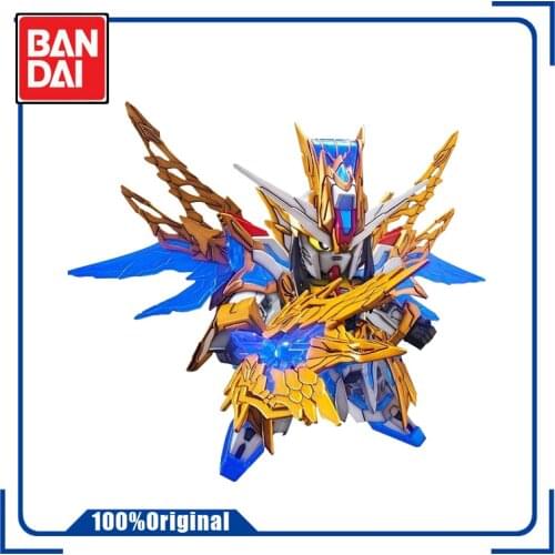 BANDAI BB SD GUNDAM WORLD SANGOKU SOKETSUDEN Freedom Gundam Assembling Model Action Toy Figures Childrens Gifts