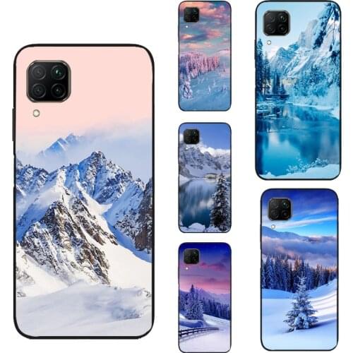Winter Landscape For Huawei P30 Lite P40 P20 Pro Nova 5T P Smart 2019 Case For Honor 10X Lite 20 10i 8X