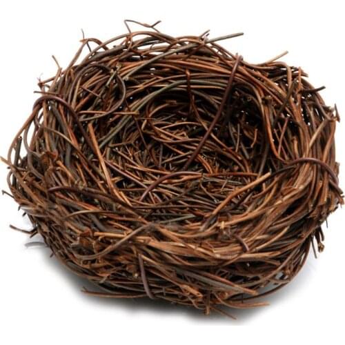 Handmade Vine Brown Bird Nest House Home Nature Craft Holiday Decoration Drop Ship
